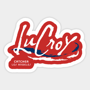 Lucroy Seltzer (White on Red) Sticker